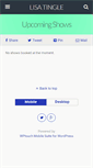 Mobile Screenshot of lisatingle.com